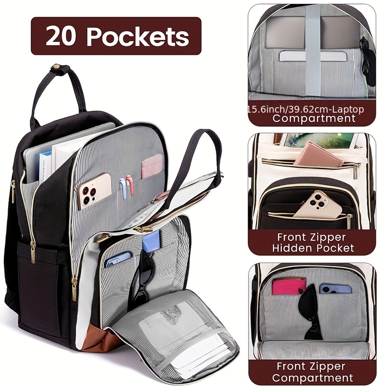Laptop Backpack 15.6 - Ba lô laptop hai màu dành