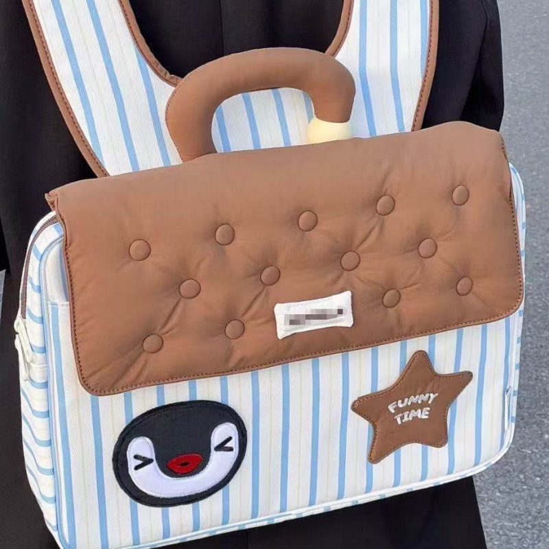 Laptop Backpack 15.6 - Pingu Penguin Backpack Niche‑Design Ins Girls