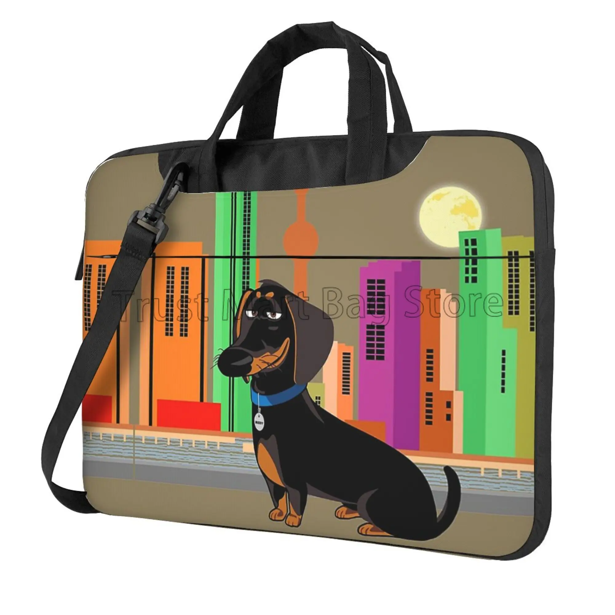 Cute Dachshund Print Laptop Ca - đánh giá và giá Laptop Backpack 15.6