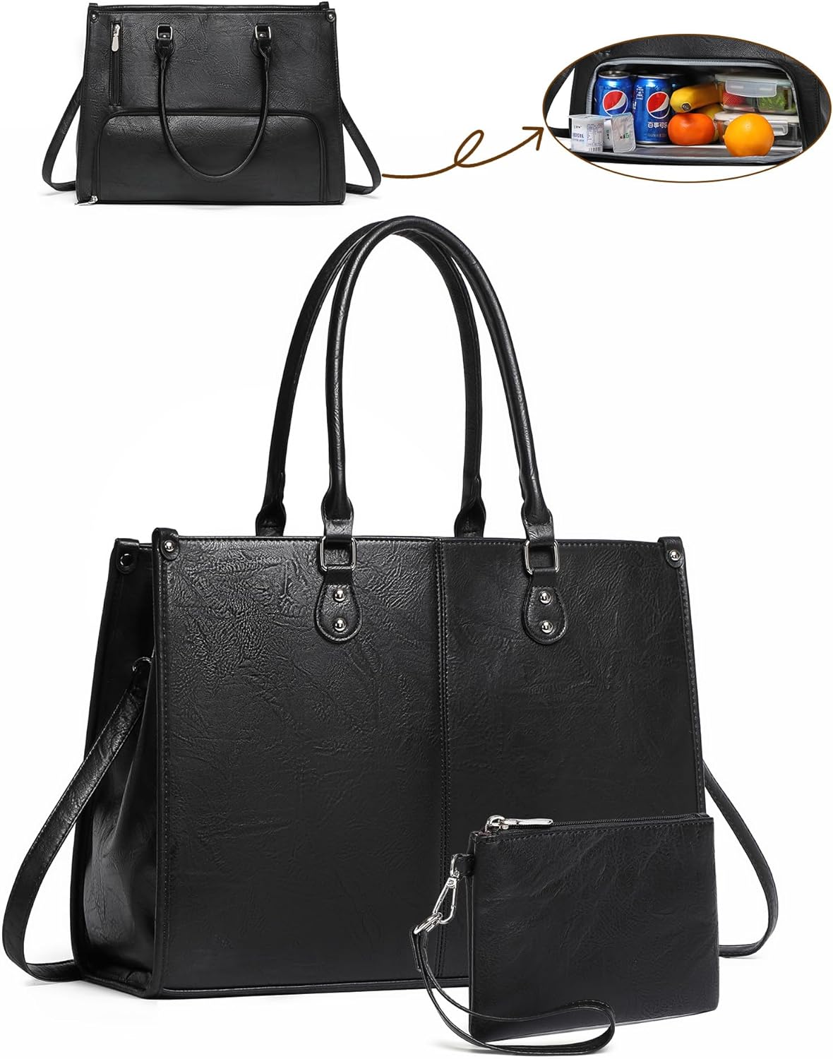 2 in 1 Laptop Tote Bag with In - đánh giá và giá Laptop Backpack 15.6