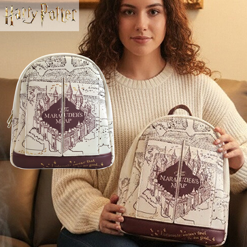 Harry Potter Map Printed Cospl - đánh giá và giá Fashion Backpack Women