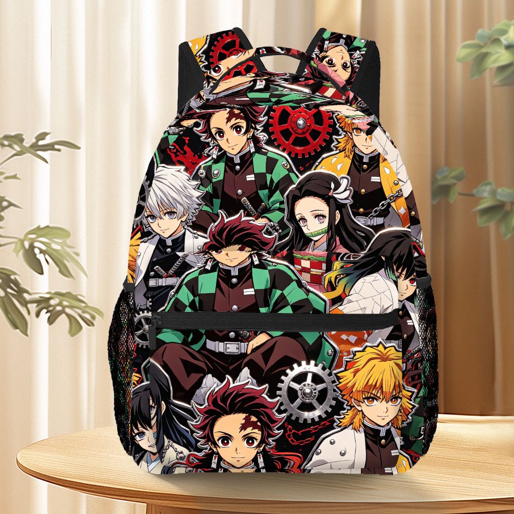 Demon Slayer Anime Backpack Ta - đánh giá và giá School Backpack Teen