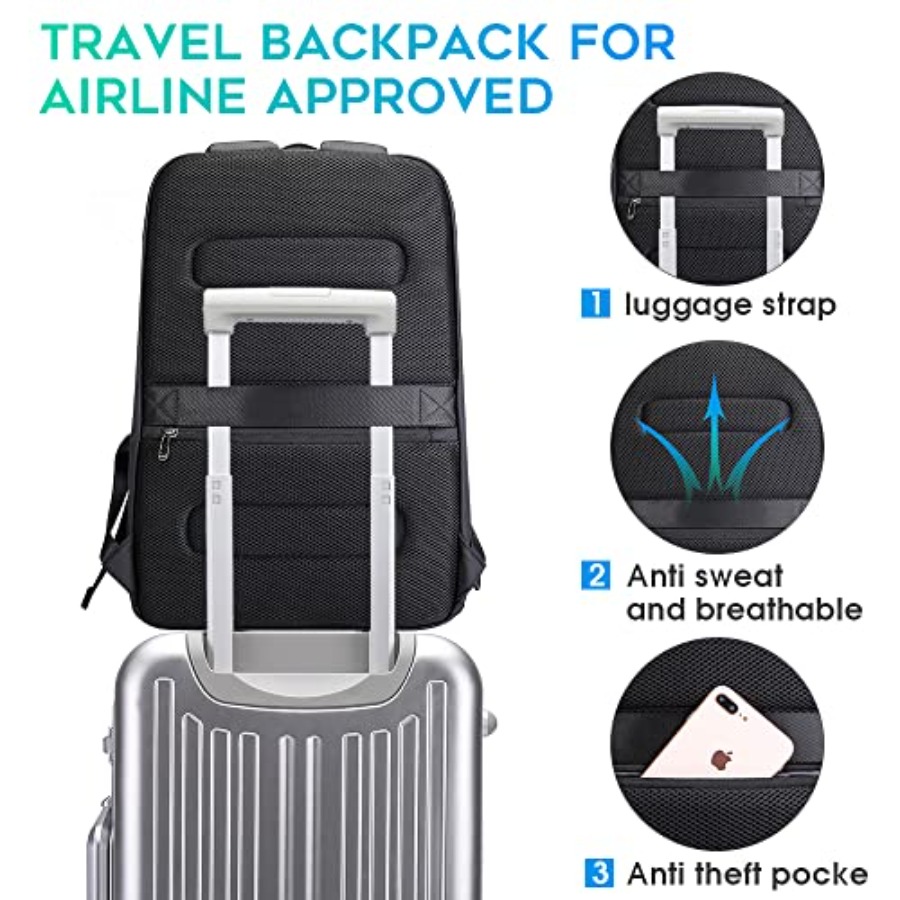 Business Smart Backpack Waterp - đánh giá và giá Laptop Backpack 15.6