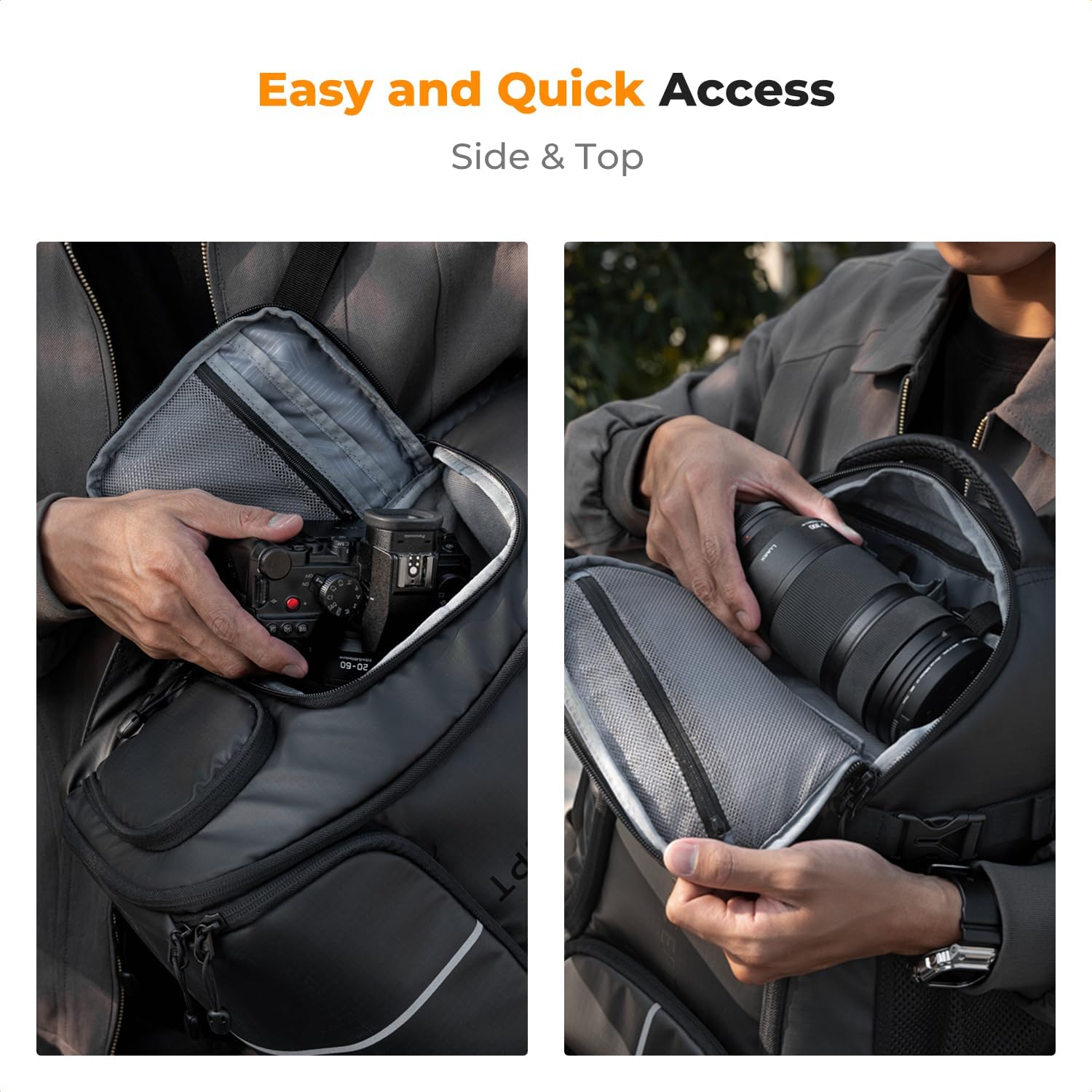 K&F CONCEPT Camera Backpack,25 - đánh giá và giá Laptop Backpack 15.6