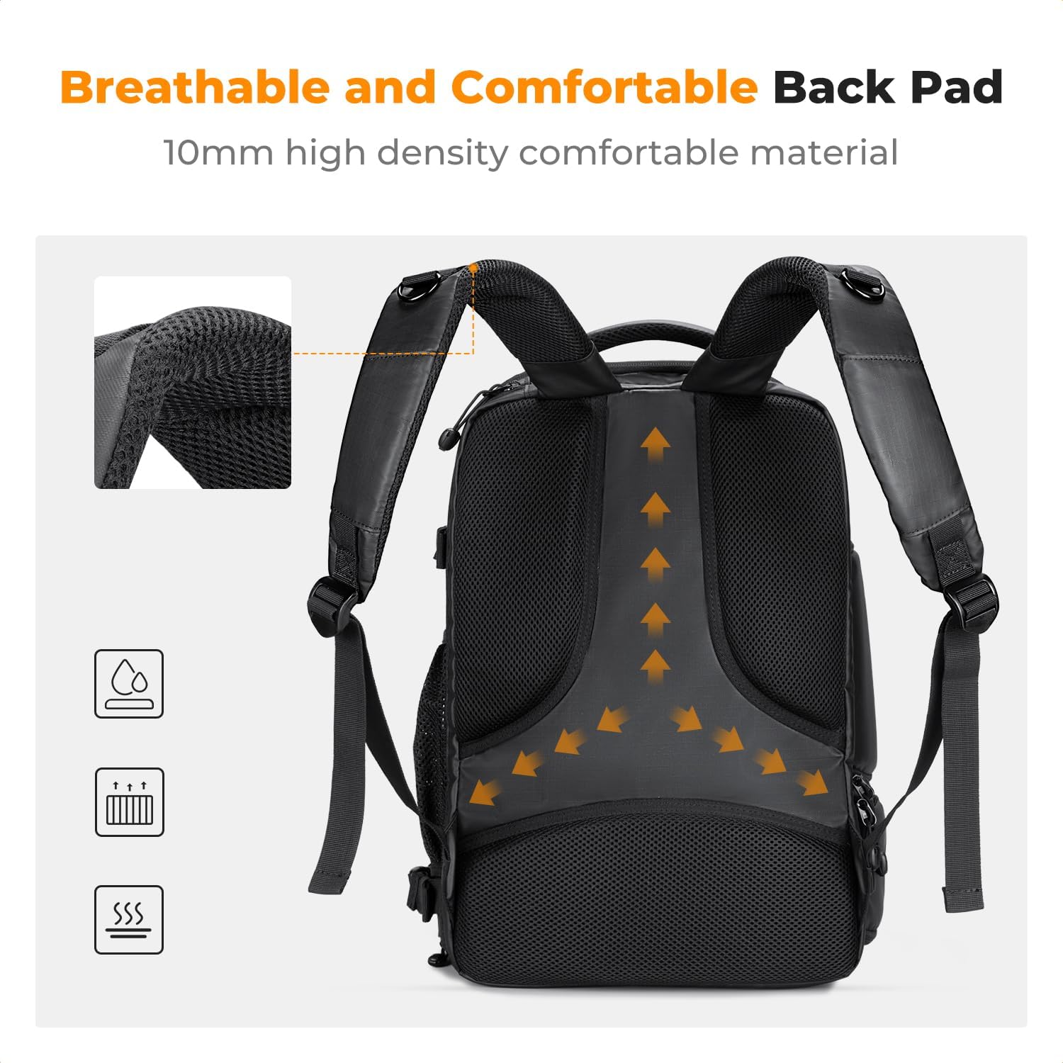 K&F CONCEPT Camera Backpack,25 - đánh giá và giá Laptop Backpack 15.6