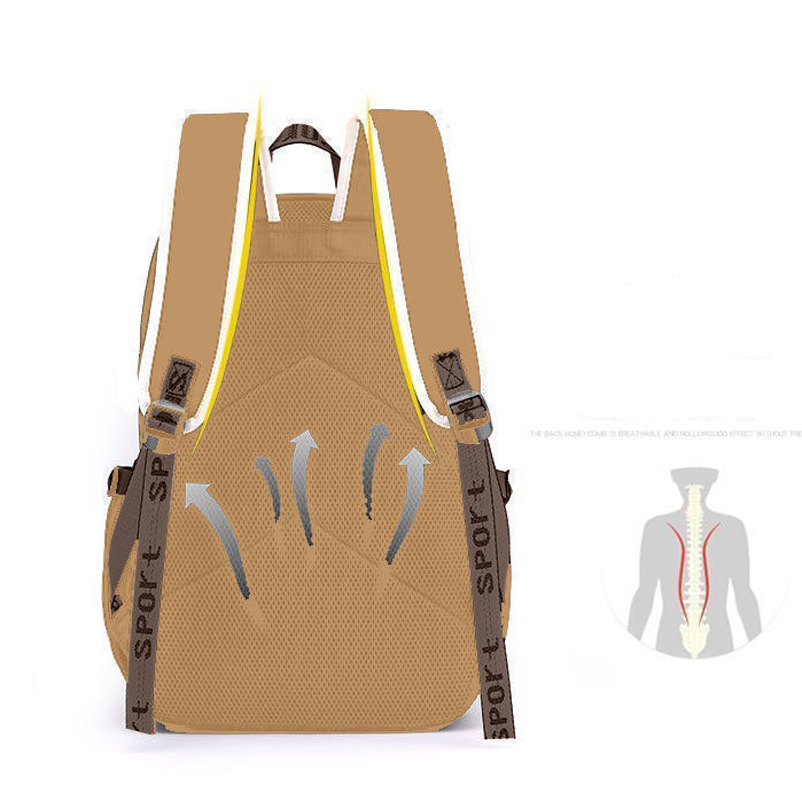 Kawaii Capybara Stylish Khaki  - đánh giá và giá School Backpack Teen