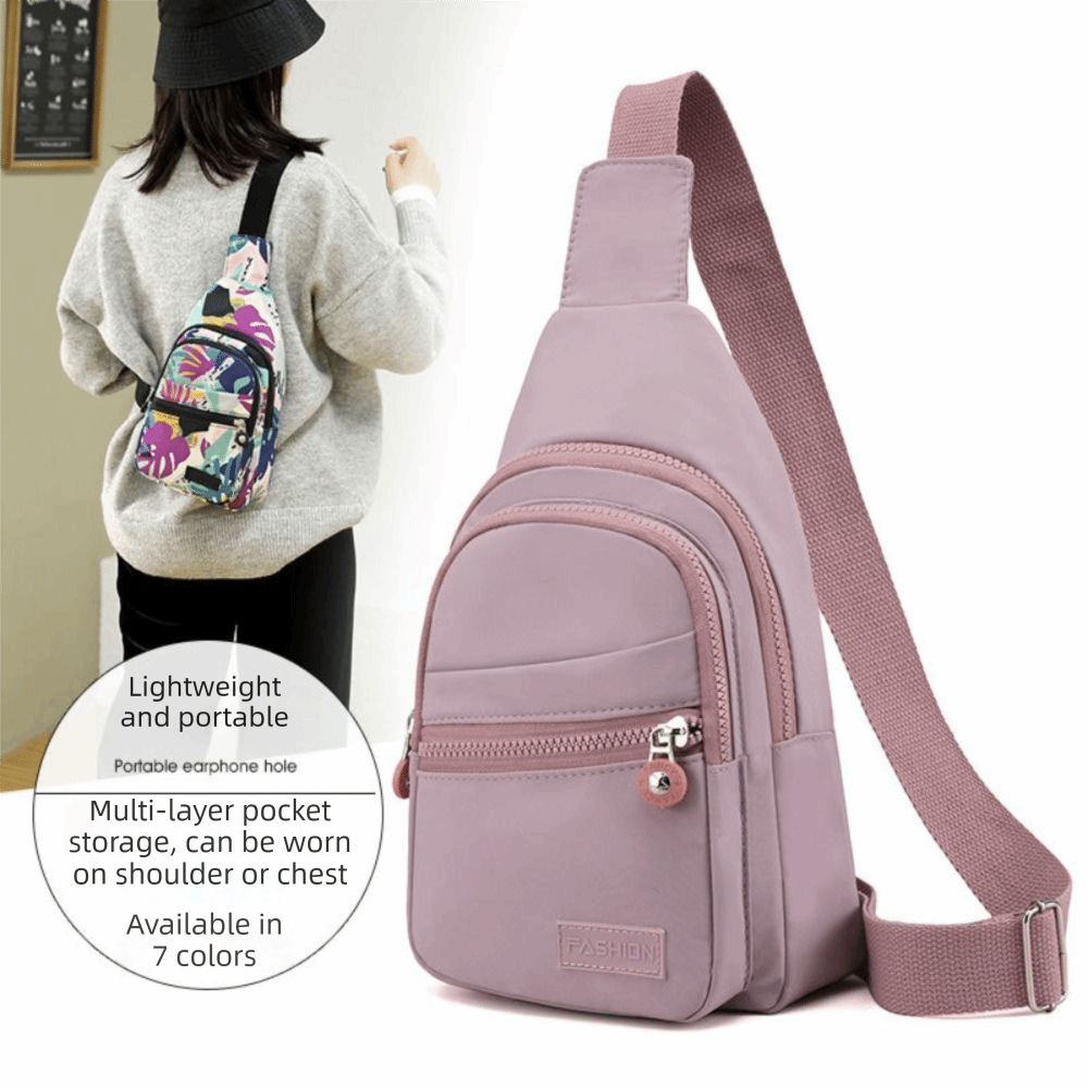 Nylon Women's Chest Bags Water - đánh giá và giá Sling Backpack Shoulder