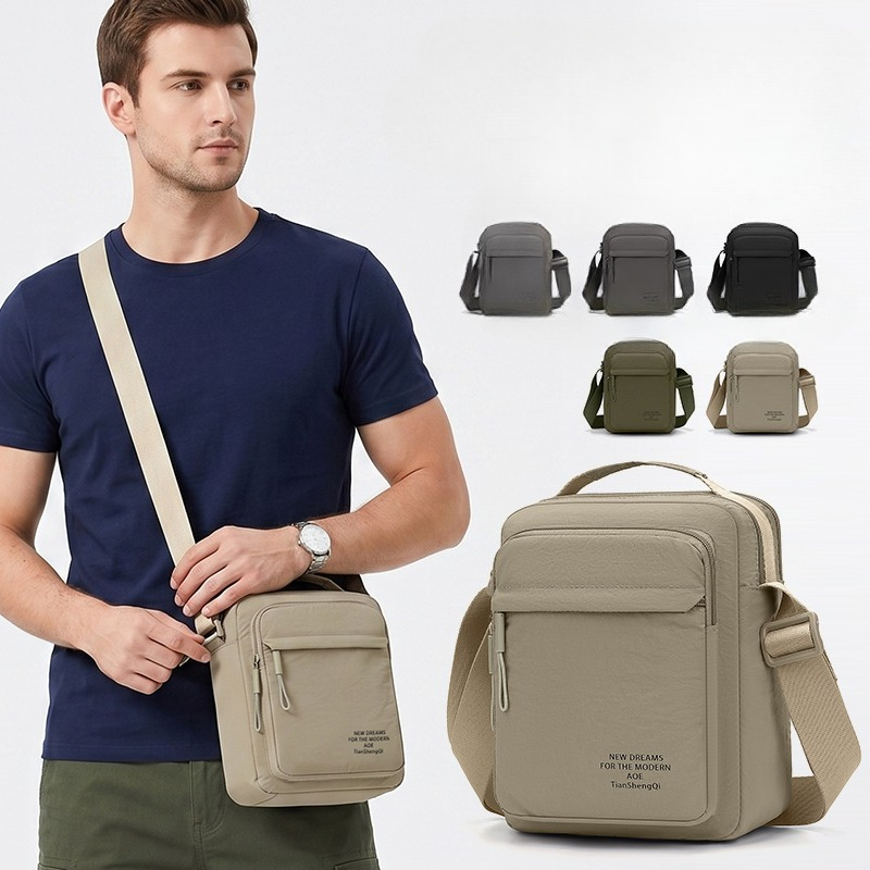 Men's Nylon Crossbody Backpack - đánh giá và giá Sling Backpack Shoulder