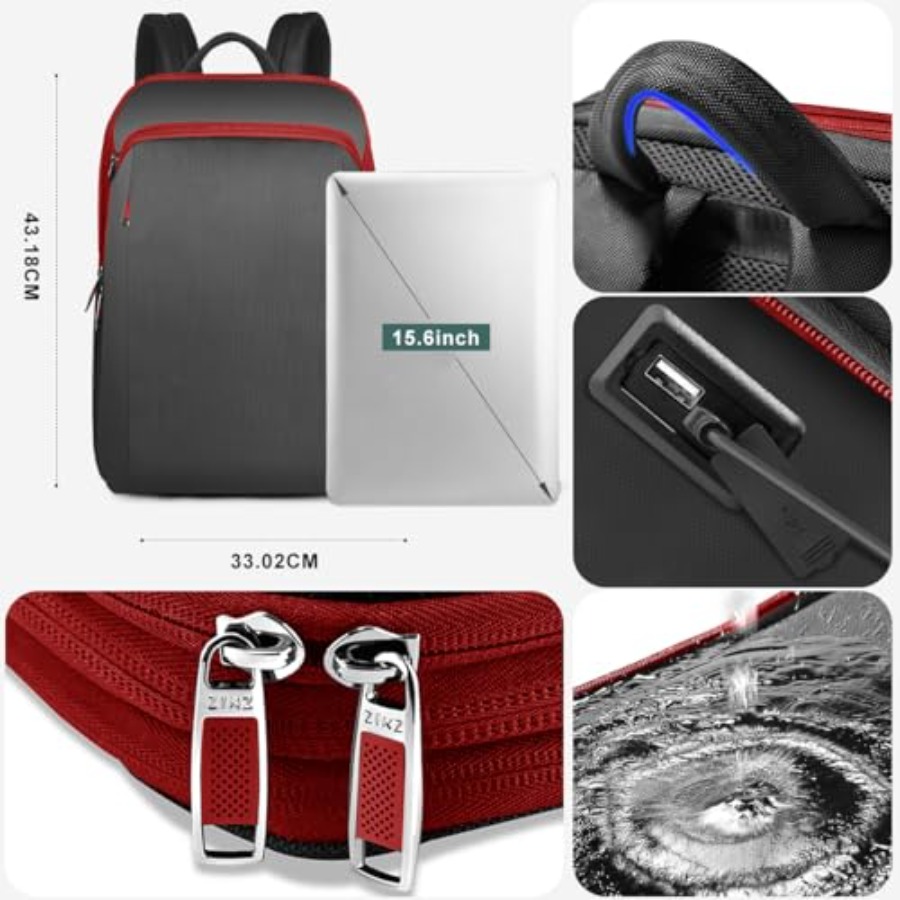 Slim and Expandable 15 15.6 16 - đánh giá và giá Laptop Backpack 15.6