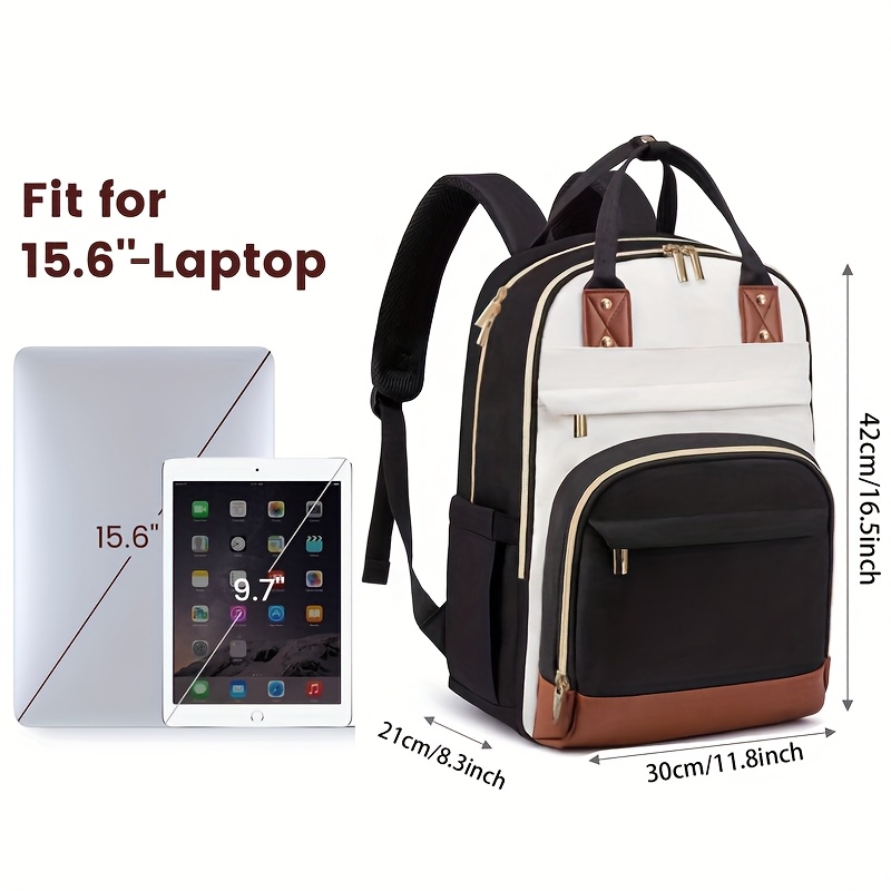 Ba lô laptop hai màu dành cho  - đánh giá và giá Laptop Backpack 15.6