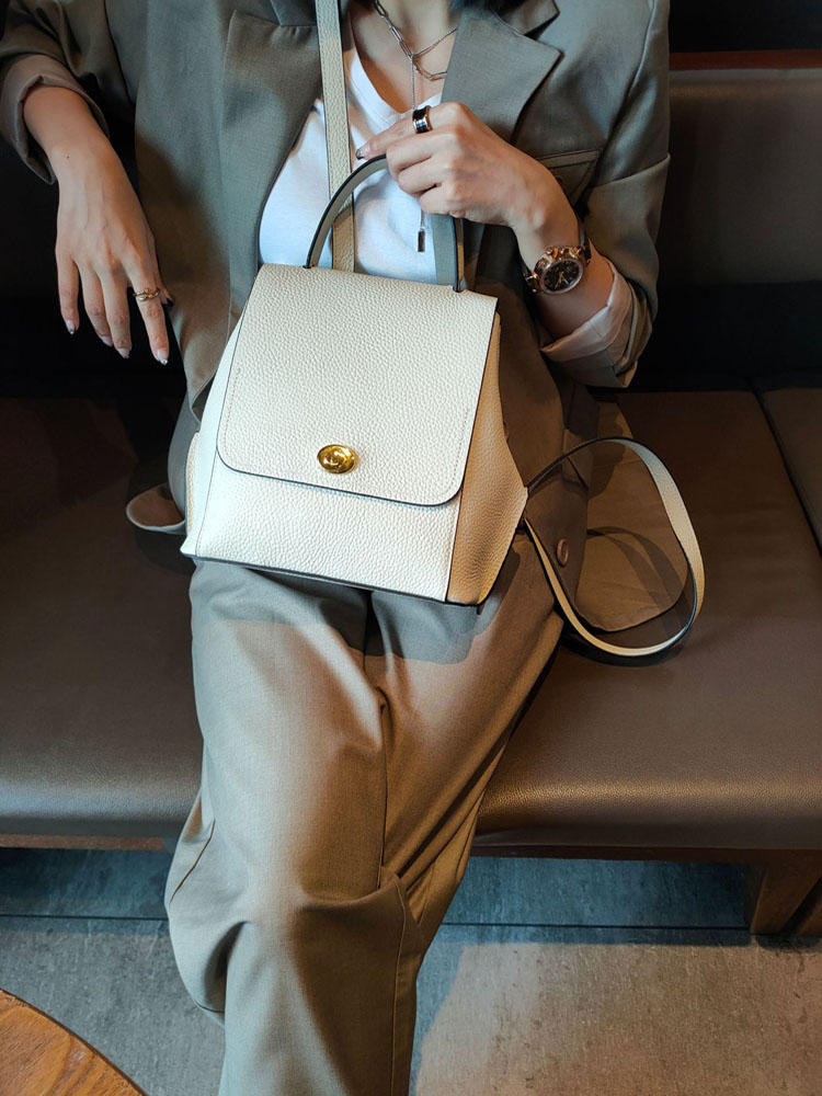 Genuine Leather Backpack Women - đánh giá và giá Leather Backpack Vintage