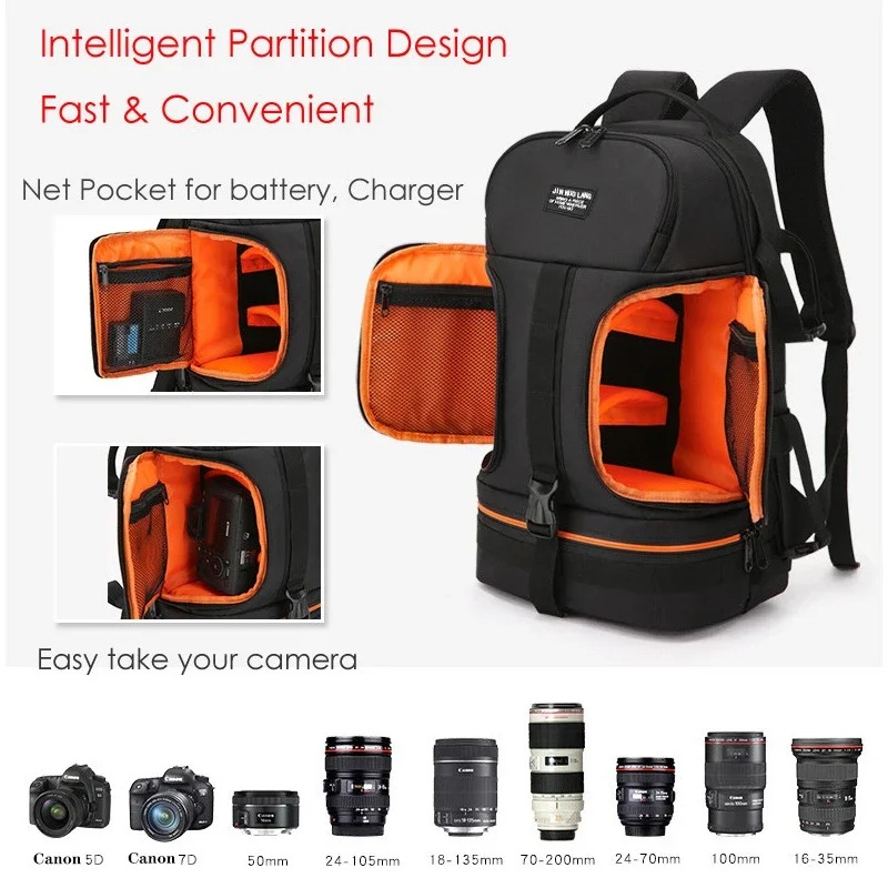 Waterproof Video Camera Backpa - đánh giá và giá Laptop Backpack 15.6
