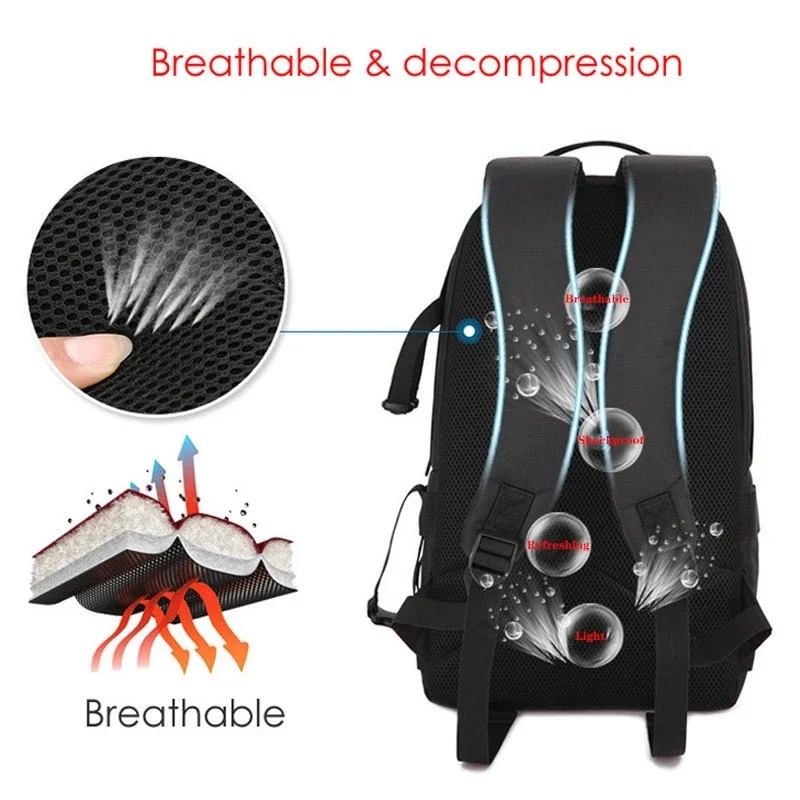 Waterproof Video Camera Backpa - đánh giá và giá Laptop Backpack 15.6