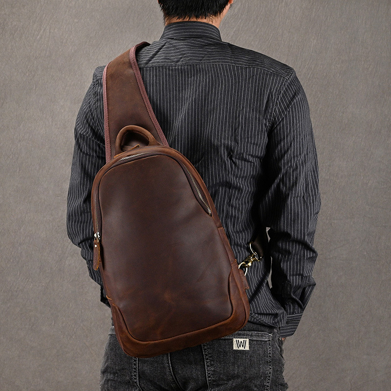 Newsbirds Nhân Quả Ngực Túi Da - đánh giá và giá Leather Backpack Vintage