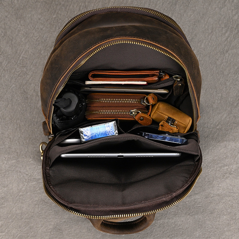 Newsbirds Nhân Quả Ngực Túi Da - đánh giá và giá Leather Backpack Vintage