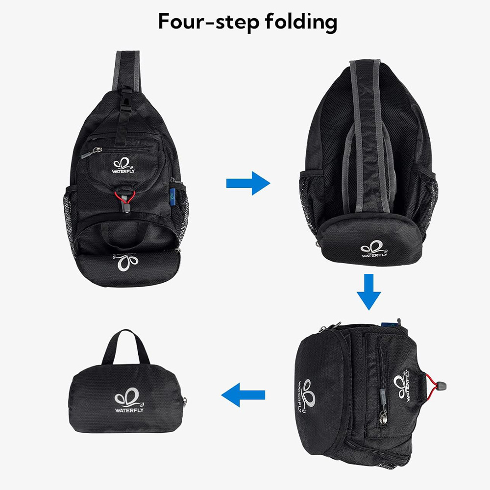 WATERFLY Chest Bag Shoulder Sm - đánh giá và giá Sling Backpack Shoulder