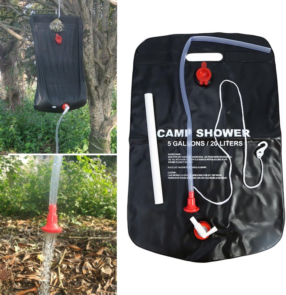 20L Solar Shower Bag Portable  - đánh giá và giá Hydration Pack Outdoor