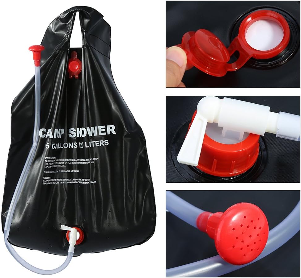 20L Solar Shower Bag Portable  - đánh giá và giá Hydration Pack Outdoor