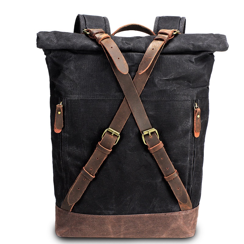 Retro Canvas Da Lưng Cho Nam C - đánh giá và giá Leather Backpack Vintage